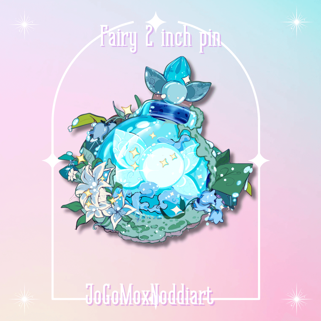 Single mini pin - fairy -